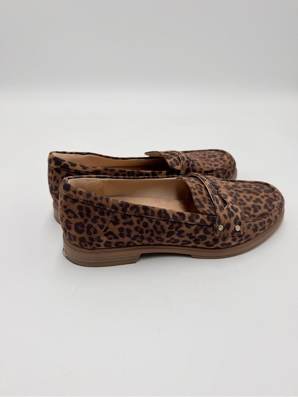 Dr. Scholl’s Hello Penny Loafers Leopard Print Slip On Comfort Shoes 9.5M - Picture 2 of 7